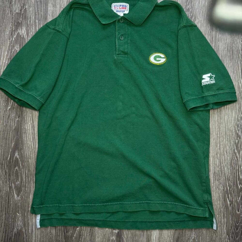 STARTER Men's Green Polo-shirts
